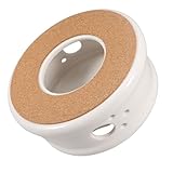 ANDRESLAD セラミック温茶炉 ティーポットウォーマー 家 オフィス用 軽量で滑り止め設計 保温機能付き モダンデザインで多機能紅茶 コーヒー