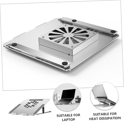 Base para portátil Mikikit aluminio con ventilador LED miniatura 5