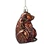 Funny Hanging Christmas Ornaments 2025 - Bear Glass Blown Cute Tree Decorations, 3D Animal Premium Decorative Holiday Decor for Xmas Home Outdoor Window Centerpiece