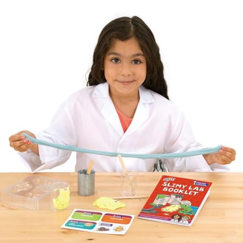 Galt Slimy Lab-Explore and Discover Science Slime Making Kit with 4 Fun Experiments from Glow in the Dark to Slime Creatures-Educational STEM Science Kit,Slime Kit for Boys and Girls Ages 5 Years Plus - Image 3