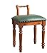 DYB Sgabelli per Trucco Dressing Table Sgabello, Imbottito banco Sedia Trucco sede barocca Piano Chair Sedia da Trucco Sgabello da toeletta (Color : Green)