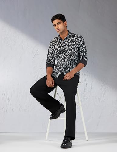 Image of Pepe Jeans Men's Casual Shirt | Trendy Printed Shirt for Men| Regular Fit | Full Sleeve | Available in Plus Size, Cotton