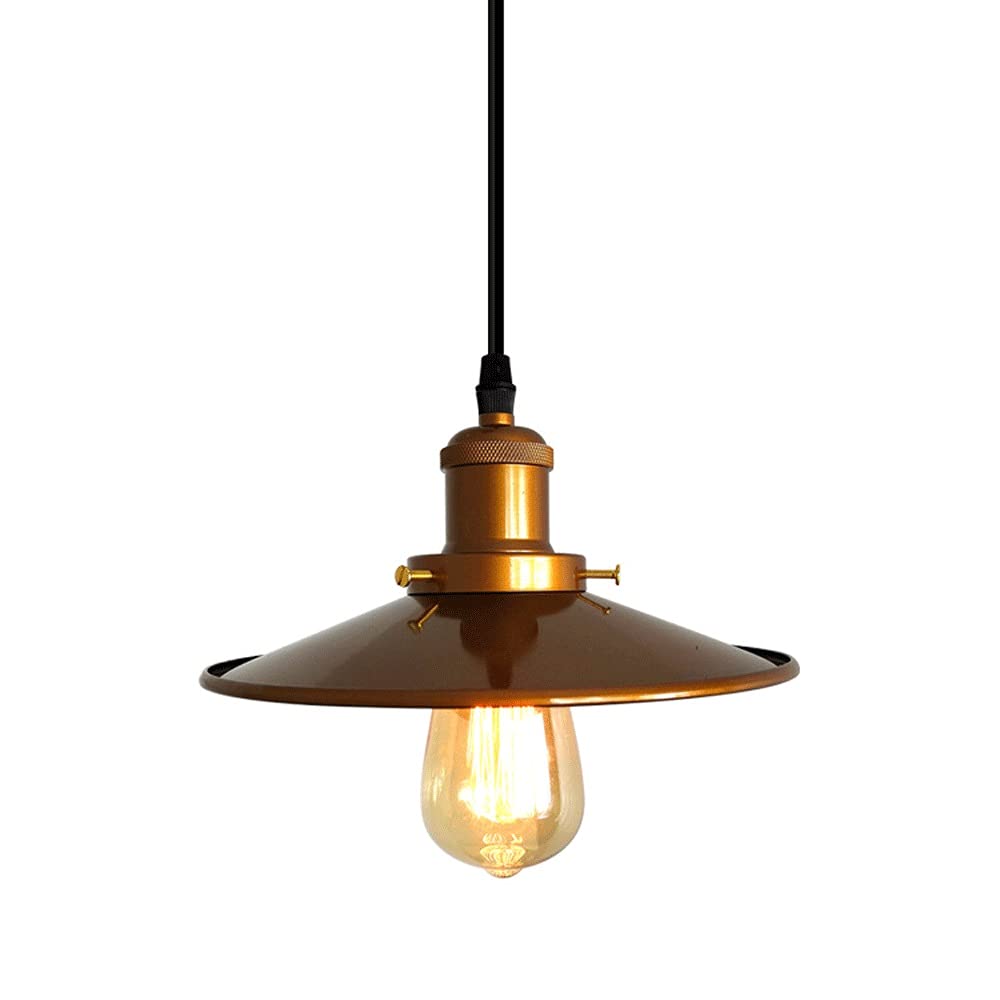 Lustre industriel OVNI en métal noir rétro suspension réglable pour bar
