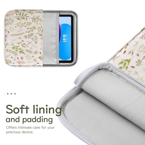 Dadanism 9-11 Inch Tablet Sleeve Case for iPad 10.2 2021-2019, iPad Pro 11 2021-2018, iPad Air 4 10.9 2020, Galaxy Tab A8 10.5 2022, Tab A7/S6 Lite 10.4 2020, Tablet Protective Sleeve Bag - Image 6