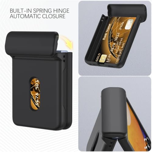 Protection Galaxy Z Flip7 rigide avec porte-carte intégré violet