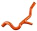 ZAP Silicone Radiator Hose replacement Silicone Hose Kit 3 ply For ProHose Ford Focus Mk2 ST ST225 Coolant Silicone Hose kit inc hoseclips (Orange)