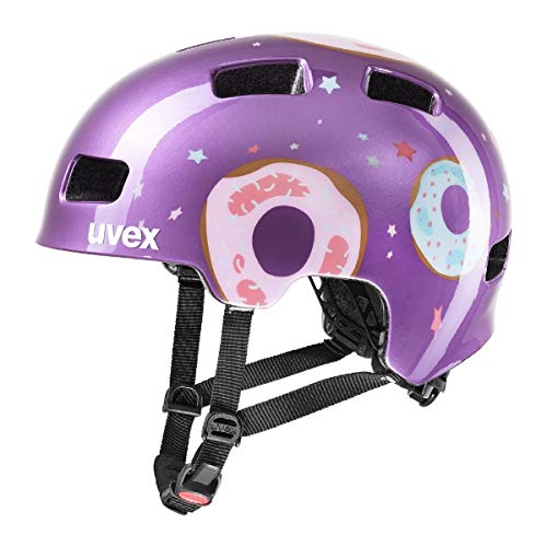 uvex hlmt 4 - Leichter Fahrradhelm für Kinder - individuelle Größenanpassung - optimierte Belüftung - Purple - 51-55 cm
