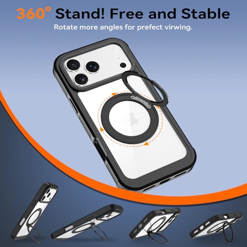 Coque iPhone 17 Pro robuste avec béquille pour un quotidien actif