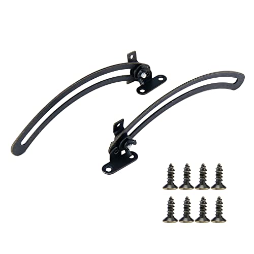 T Tulead Cabinet Support Hinges Iron Lid Support Hinges Bronze Lid Stay Adjustable Arc Support Stay Hinges Pack Of 4 With Screws #TOP4