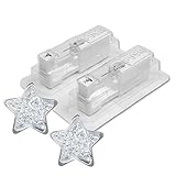 medizinische ohrstecker studex  1 Paar STUDEX Medizinische Ohrstecker Stern Glitter weiß 4mm