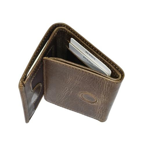 Mens Trifold Wallet- Magnet Closure-Genuine Leather-RFID Blocking-Slim Front Pocket-Thin & Stylish with ID Window-Wallets Men-Wallet for Men-gifts for men2