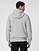 Nike Men's Club Pullover Fleece Hoodie, Dark Grey Heather/Light Smoke Grey/White, Large