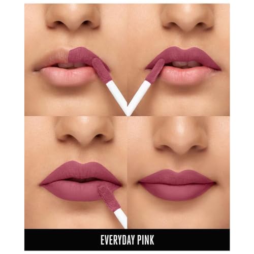 Lakmé 9to5 Primer + Matte Liquid Lip Color MP1 Everyday Pink - Image 3