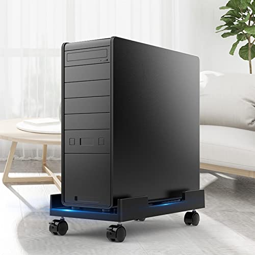 Soporte para CPU Heavy-Duty de Plástico Removible para Torre, Bastidor para Chasis de PC con Ruedas miniatura 6