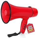 PUISSANTE SORTIE AUDIO 20W – Ce mégaphone propose plusieurs modes : Parole, Sirène, Musique, Sifflet et Enregistrement (jusqu’à 60 secondes). Grâce à son alarme sirène automatique et son volume puissant, vos messages sont clairs et audibles.