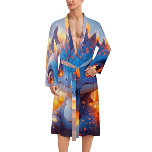 Bata de baño para hombre ligera para evitar el calor excesivo al dormir