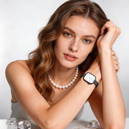 Slim Thin Metal Band for Apple Watch Bands for Women 40mm 41mm 38mm 42mm by SOLOLUP - Used condition - Image 7