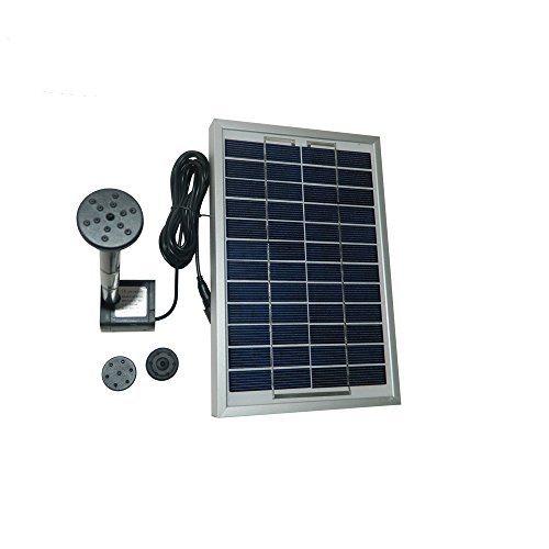 Fronnor 5W Solar Water Pump Landscape Pool Garden Solar Fountains Solar Powered Decorative Outdoor Water Fountains For Small Pond #TOP6