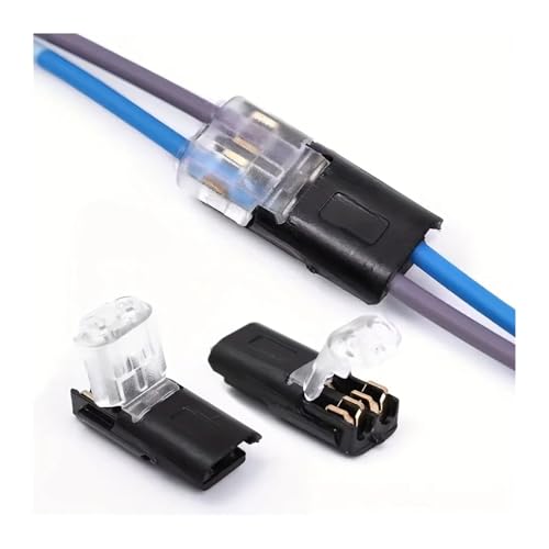 Conector eléctrico automotriz de 1/2/3 pines impermeable: kit de 50 piezas para cablear el coche 3