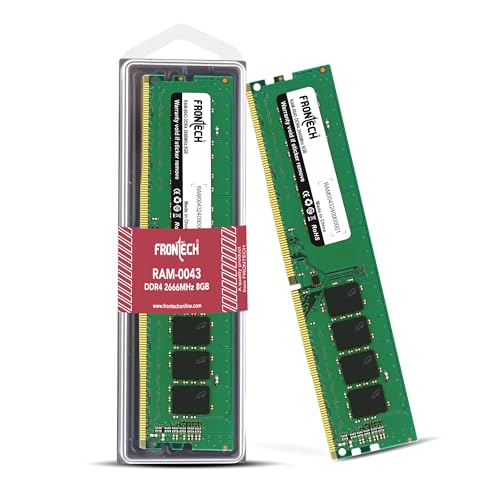 Image of FRONTECH 8GB DDR4 16 Chips 2666 MHz Desktop RAM Memory, Suitable for Gaming, Multitasking (RAM-0043)