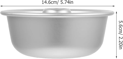 Miniatura 2 de Hemoton Molde redondo de acero inoxidable, plateado, 12 pulgadas