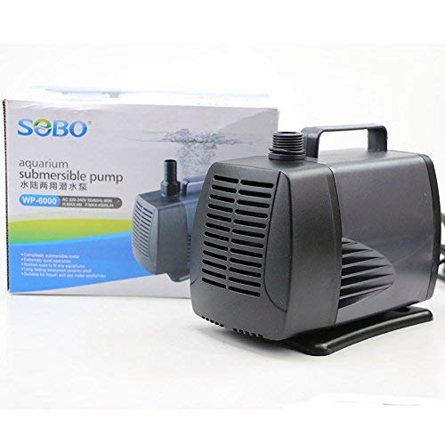 Sobo WP - 6000 Aquarium Submersible Pump AC 220-240V 50-60Hz 85W H.MAX:4M F.MAX:4500L/HR [Central Fish Aquarium ] (B08CY23FMF) Amazon Price History, Amazon Price Tracker