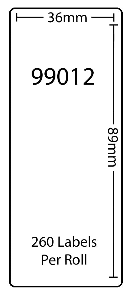 Compatible with Dymo 99012 Thermal White Address Labels for LabelWriter 4XL 450 400 330 320 310 Twin Turbo Duo Seiko SLP 450 430 420 400 240 220 200 120 100 Pro Plus (Pack of 1) - Image 4