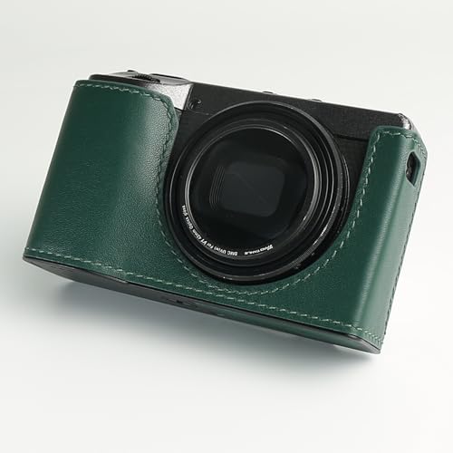 Iborrys �J�����P�[�X �A �Ή� Ricoh ���R�[ GR IV GR4 �E ����� �{�v �J�����J�o�[ �J�����o�b�O �E ��t���v + �A���~�x�[�X��2-in-1�f�U�C�� (Swift�O���[��)