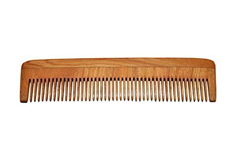 BOXO Eco Friendly Neem Wood Comb, Hair Styling Tools Neem Wood Comb, Wooden Comb For Men & Women, Pack Of 1 (M10)