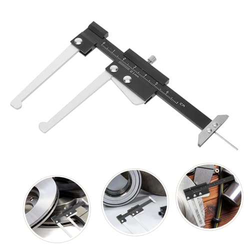 Herramienta medidora de grosor de pastillas de freno MAGICLULU, duradera, para discos de freno, herramienta versátil para medición precisa de grosor, fácil de usar, calibre automotriz para rendimiento óptimo miniatura 5