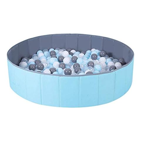 Warooma Kids Play Ball Pool Baby Round Ball Pit Comfortable Ocean Ball Pool Outdoor Indoor Nursery Baby Playpen, for Toddler Boys Girls Cover