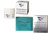 Set original von Silbo bestehend aus einem Silberbad (150 ml) und einem Pflegetuch für Schmuck (20 x 24 xm)