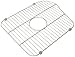 Kohler 5117-ST Bottom Basin, Double Equal Staccato Large Sink Rack, 13-1/4" x 15-7/8", for Right-Hand Bowl Stainless Steel, Silver