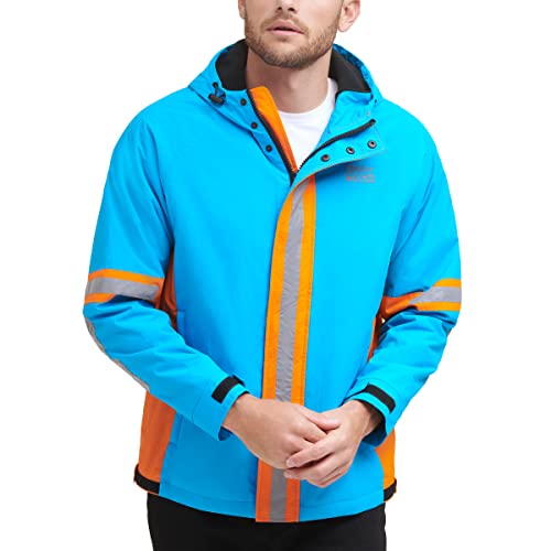 Image of DKNY mens Dkny Men's Taslan Performance Hoody With Reflective Detail