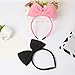 1Pc Pink Halloween Bow Headband Bowknot Hair Hoops,Headdresses,Bands Headpiece Hairband Women Christmas Birthday Party Decorations Costume Accessories Easy to Wear,Hats and Caps,Hair Accessories