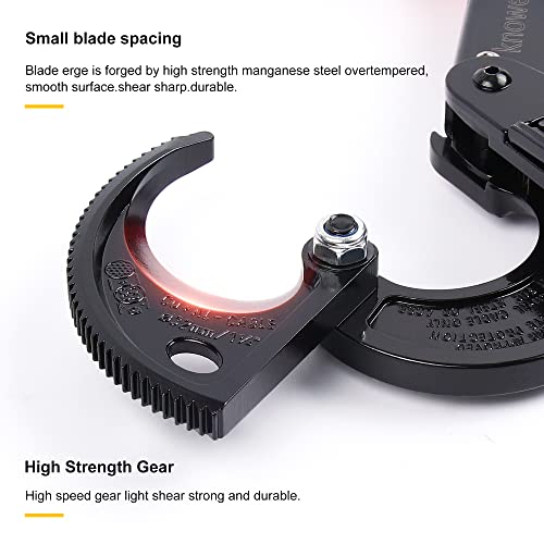 Knoweasy Cable Cutter And Ratchet Wire Cutter Works For Aluminum And Multi-Core Cables Up To 240Mm² #TOP3