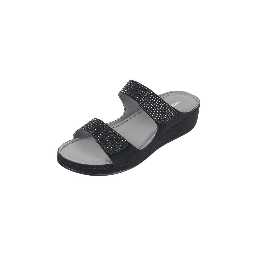 mochi Women Suede Fitflop Comfort Sandal-picture-52