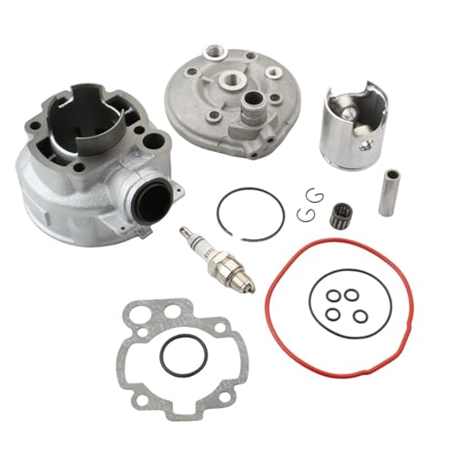 Kit de cilindro 90cc AM6 Minarelli de 49mm con culata para moto DT50 y TZR50