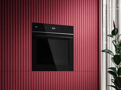 AEG Wifi Einbau-Dampfbackofen, Multidampfgarer, Serie 9 Touch-Swipe-Display XL, mit Schritt für Schritt assistiertem Kochen, Made in Germany,100% Auto-Dampf & SousVide, App-Rezepte, TP9SB82WAB