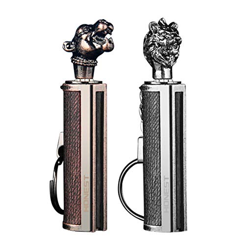 2 Pack Permanent Match, Waterproof EDC Fire Starter Keychain Emergency Survival Forever Keychain(Fuel Not Included),#2