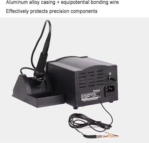 Stacja lutownicza na gorące powietrze o stałej temperaturze z wyświetlaczem LCD, regulowana 200℃ ~ 420℃, idealna do prac naprawczych SMD i napraw