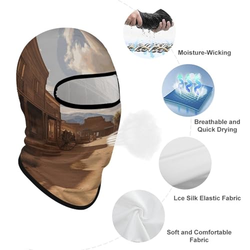 Balaclava para hombre, máscara para esquí y ciclismo, protector facial multifuncional para invierno miniatura 3