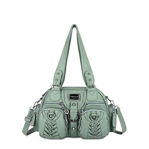 Image of Angel Kiss Small Purse Handbag for Women Crossbody and Shoulder Bags Multipocket Soft Hobo Purses