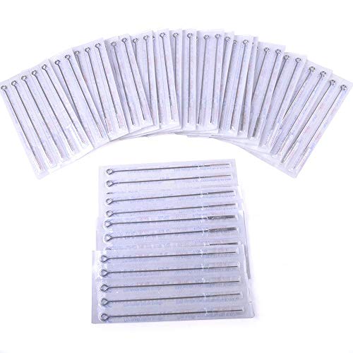 BEIYI 100pz Mixed 3R+5Rl+7Rl+9Rl+5Rs+7Rs+9Rs+5M1+7M1+9M1 Aghi inossidabili per tatuaggi