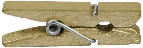 Miniatura 117 de JAM PAPER Wood Clip Clothespins - Small - 7/8 Inch - White - 50 Clothes Pins/Pack