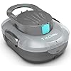TALOSBO Pleco S1 Robot Piscine sans Fil, 80 Min d'Autonomie, Nettoyeur de Piscine Compact, Double Moteur Aspirateur Piscine Hors Sol, Idéal pour Les Piscines Hors Sol