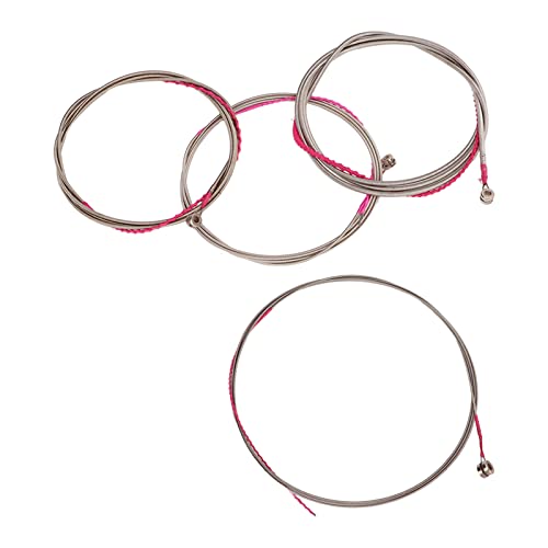 Lot de 4 cordes de basse, 4 cordes en métal remplaçables, décoratives, pratiques pour remplacer les accessoires d… - Les Beatles, Paul McCartney, John Lennon, RIngo Starr, George Harrison Lot de 4 cordes de basse, 4 cordes en métal remplaçables, décoratives, pratiques pour remplacer les accessoires d… – Image 8