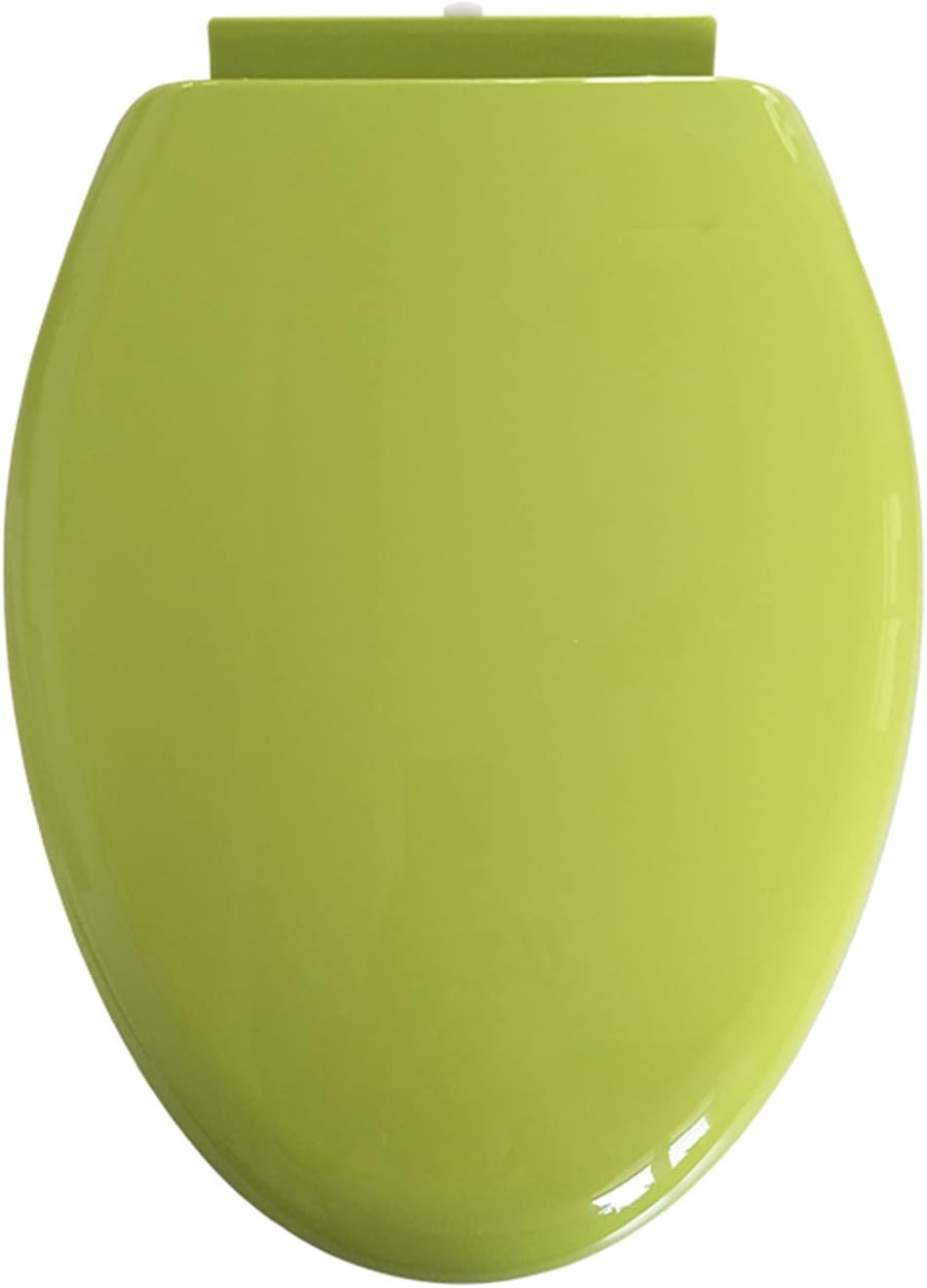 Sparkly PP Toilet Seat, Elongated Toilet Seat, Thicken Toilet Seat, Slow Close Bathroom Toilet Lid, Easy to Clean & Install(Yellow,Red,Green,Blue,Purple),Green