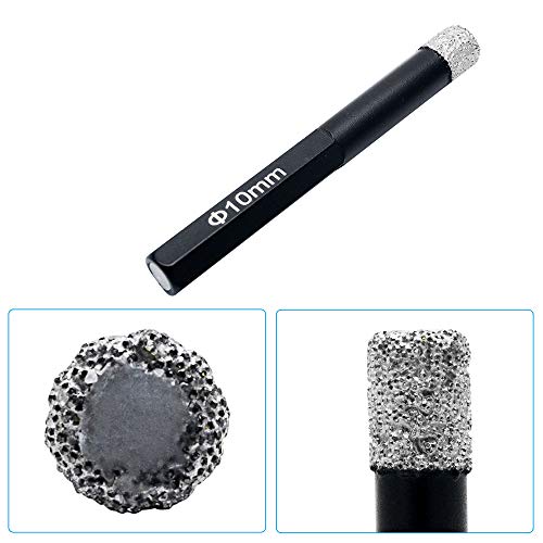 Brocas de diamante seco con vástago hexagonal 6-14 mm 5 pzas miniatura 3