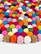 myfelt Filzkugel Sitzauflage/Stuhlauflage - Lotte - 36 cm, bunt